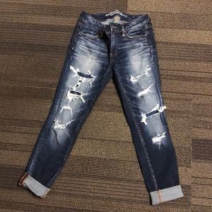 Ripped jeggings from American Eagle Outfitters